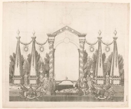 Allegory in Honor of the King of Prussia for His Restoration of the Stadtholdership of William V, 1788