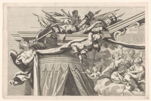 Promotion Print for Joannes Baptista a Pfeiffersberg (Sheet for Top Left)