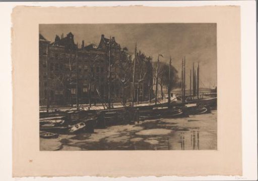 Amsterdam in the snow