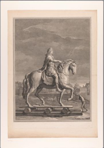 Transport of an Equestrian Statue