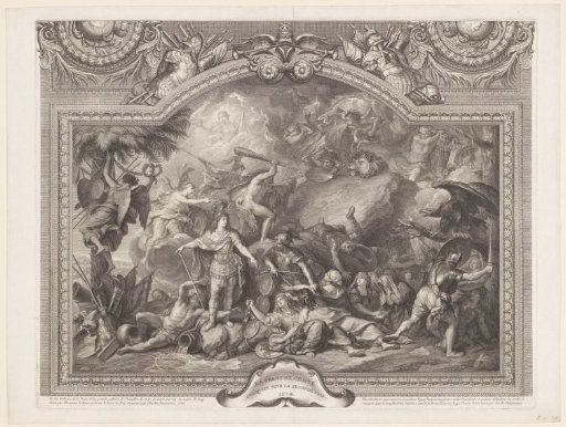 Allegory on the second conquest of Franche-Comté