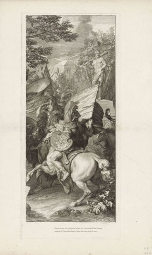Porus Wounded in the Battle with Alexander the Great (plate 4)