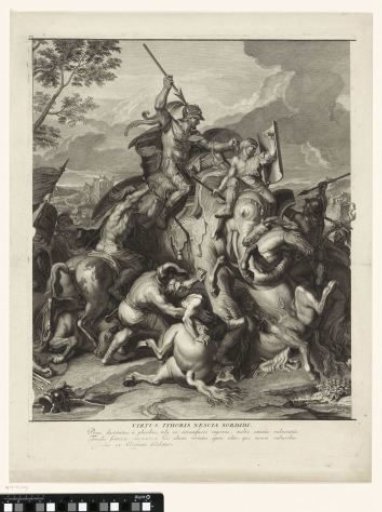 Battle of Alexander the Great and Porus (plate 2)