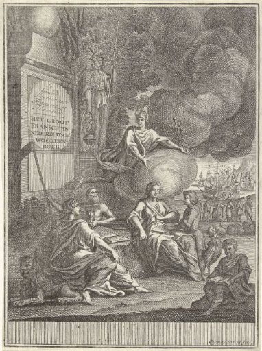 Title Page for 'The Great French and Dutch Dictionary'