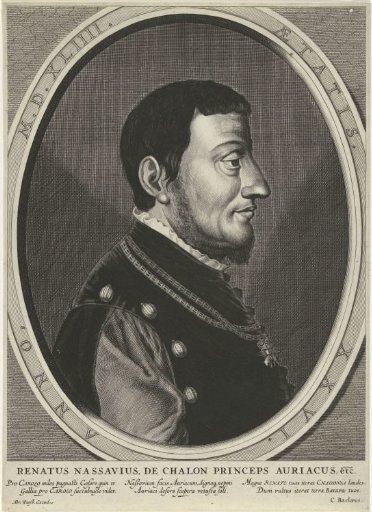 Portrait of René de Châlon, Prince of Orange