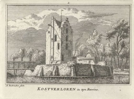 View of Huis Kostverloren, 1650