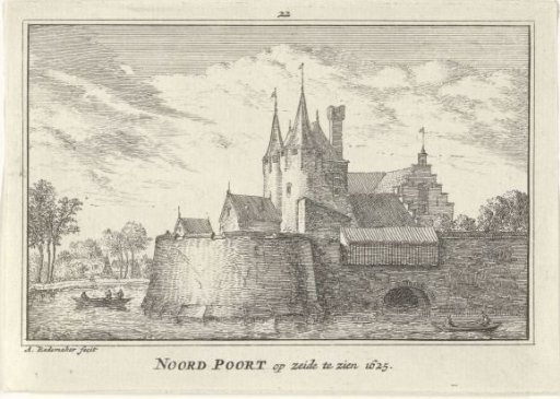 View of the Noorderpoort of Hoorn