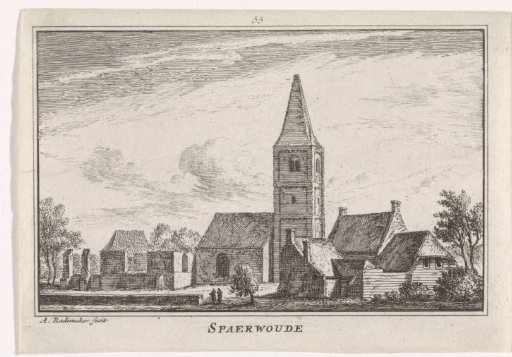 View of the Church at Spaarnwoude
