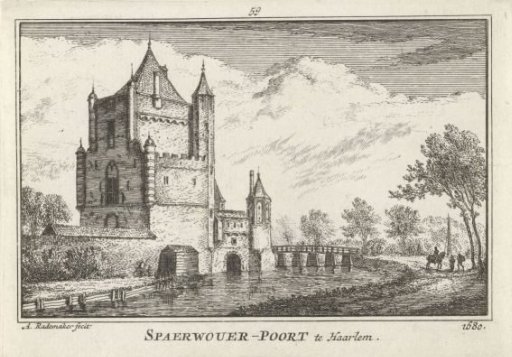 View of the Amsterdamse Poort at Haarlem, 1680