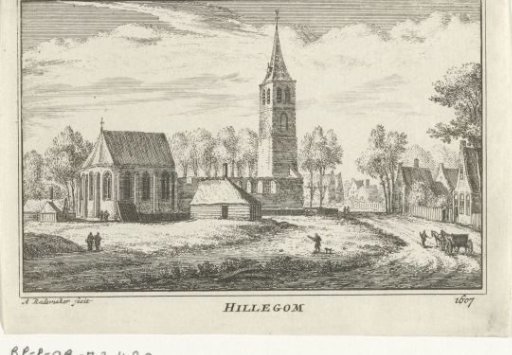 View of the Maartenskerk in Hillegom, 1607