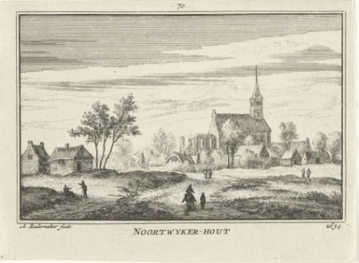 View of the White Church in Noordwijkerhout, 1634