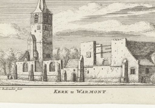 View of the Church in Warmond, 1600