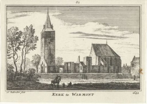 View of the Church in Warmond, 1642