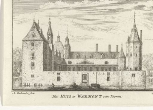 View of Huis Warmond, 1662