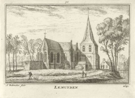 View of the Church in Leimuiden, 1641