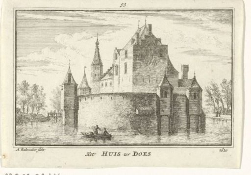 View of Huis ter Does near Leiderdorp, 1620