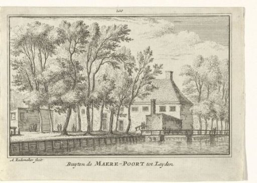 View of the Bridge near the Marepoort in Leiden