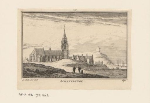 View of the Church at Scheveningen, 1630