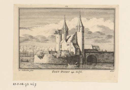 View of the East Gate at Delft, 1620