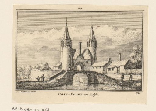 View of the East Gate at Delft, 1620