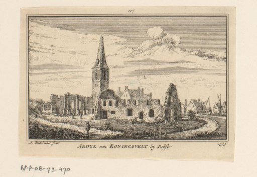 View of the Ruins of the Convent of Koningsveld, 1573