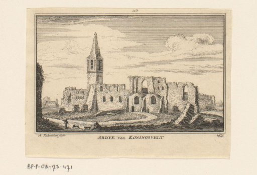View of the Ruins of the Convent of Koningsveld, 1573