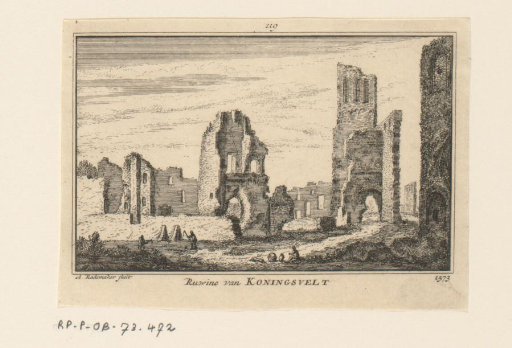 View of the Ruins of the Convent of Koningsveld, 1573