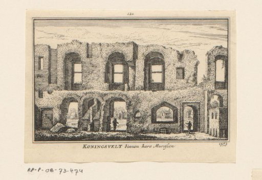 View of the Ruined Interior of the Convent of Koningsveld, 1573