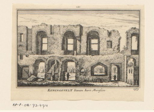 View of the Ruined Great Hall of the Convent of Koningsveld, 1573