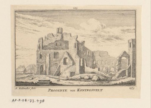 View of the Ruined Provost's House of the Convent of Koningsveld, 1573