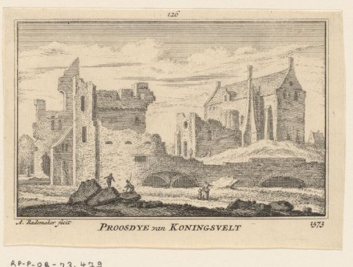 View of the Ruined Provost's House of the Convent of Koningsveld, 1573
