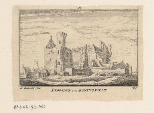 View of the Ruined Provost's House of the Convent of Koningsveld, 1573