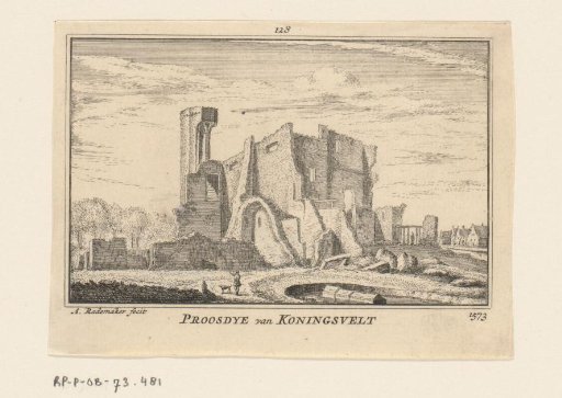 View of the Ruined Provost's House of the Convent of Koningsveld, 1573