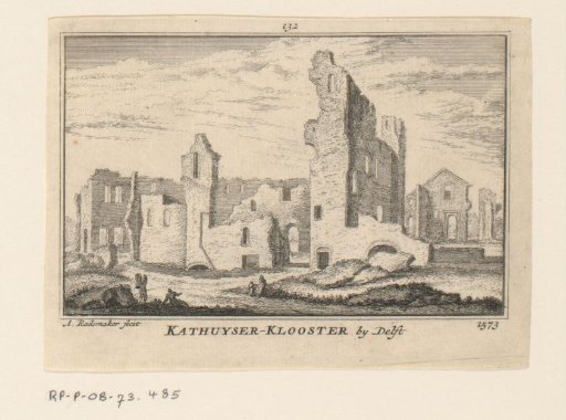 View of the Ruins of the Charterhouse near Delft, 1573