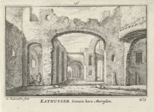 View of the Ruined Interior of the Charterhouse near Delft, 1573