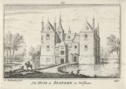 View of Castle Spangen, 1550
