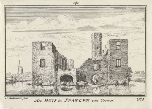 View of the Ruin of Castle Spangen, 1573