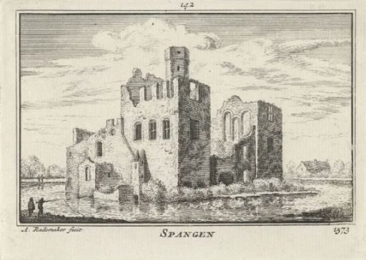 View of the Ruin of Castle Spangen, 1573