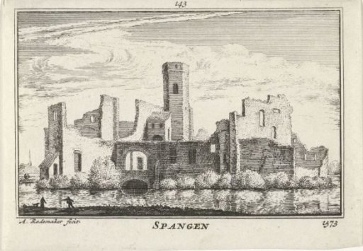 View of the Ruin of Castle Spangen, 1573