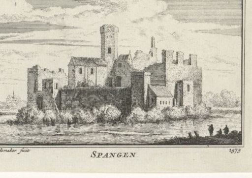 View of the Ruin of Castle Spangen, 1573