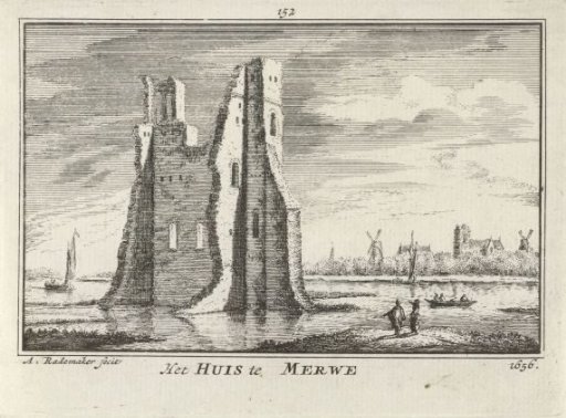 View of the Ruin of Huis te Merwede, 1656