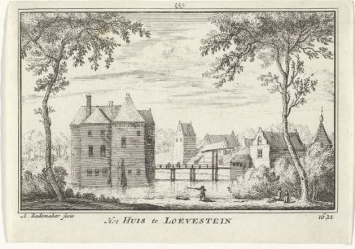 View of Castle Loevestein, 1621