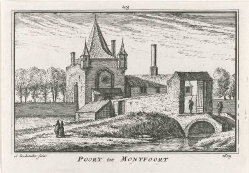 View of the IJsselpoort of Montfoort, 1625