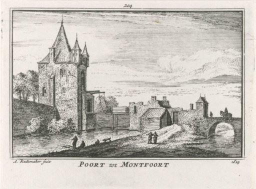 View of the IJsselpoort of Montfoort, 1625