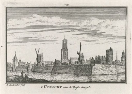View of Utrecht from the Buitensingel