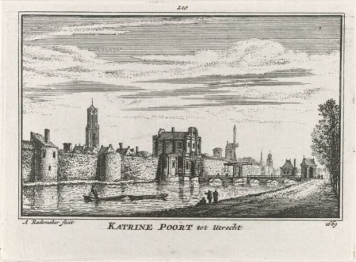 View of the Catharijnepoort in Utrecht, 1669