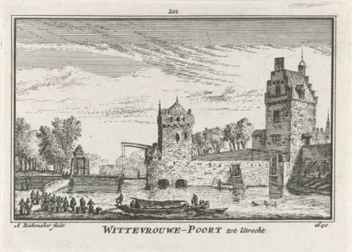View of the Wittevrouwenpoort in Utrecht