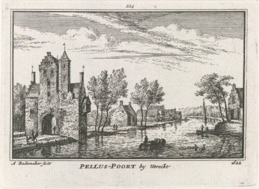View of the Pellecussenpoort near Utrecht