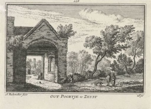 View of an old gate in Zeist, 1630