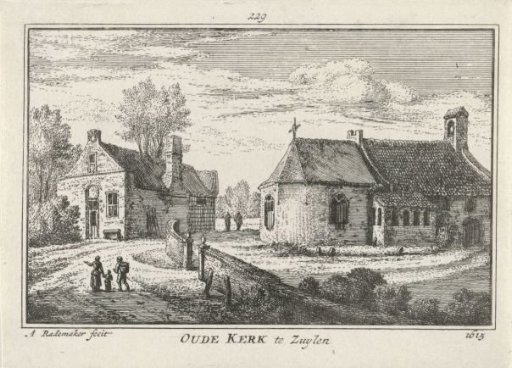 View of the old chapel at Zuilen, 1615